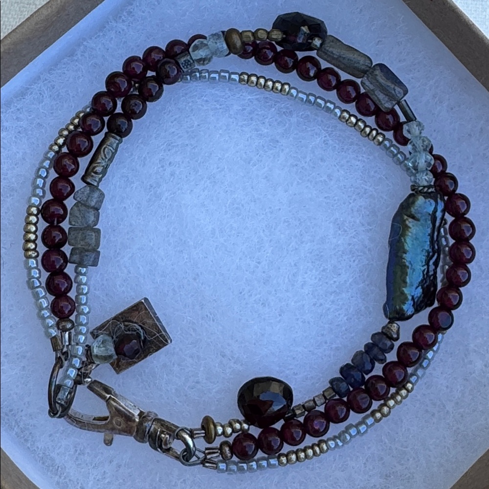 Authentic Sundance multi-strand gemstone bracelet - NIB - Picture 3 of 11